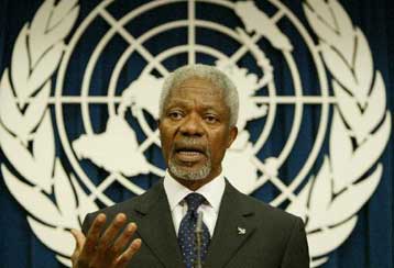 Έκκληση Ανάν προς Αραφάτ να «δώσει μία ευκαιρία» στο σχέδιο αποχώρησης από τη Γάζα