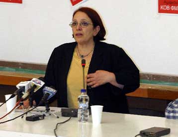 «Όχι» στην ευρωλαγνεία, το μήνυμα της Αλ.Παπαρήγα για τις ευρωεκλογές