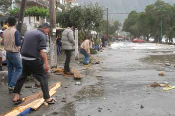 Καταστροφές σε Μεσσηνία και Ηλεία από το μπουρίνι