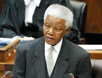 Ο Νέλσον Μαντέλα μίλησε για τελευταία φορά στο Κοινοβούλιο της Νοτίου Αφρικής