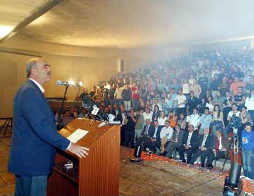 Τη μαζική συμμετοχή της νεολαίας στις ευρωεκλογές ζήτησε από το ΑΠΘ ο Ευ.Μεϊμαράκης