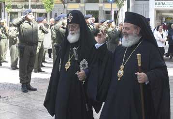 Στήριξη στον αρχιεπίσκοπο Χριστόδουλο παρέχει ο Πατριάρχης Γεωργίας