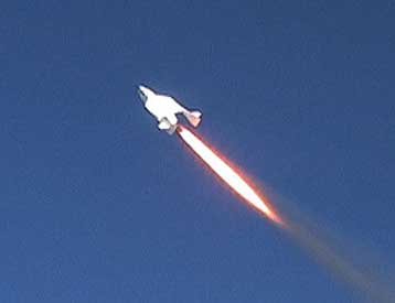 Σχεδόν μέχρι το Διάστημα πέταξε το πρώτο ιδιωτικό διαστημόπλοιο