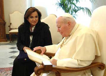 Οι Ολυμπιακοί Αγώνες στο επίκεντρο της συνάντησης της Ντ.Μπακογιάννη με τον ποντίφικα