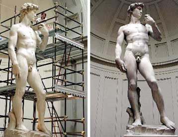 Ο Δαβίδ του Μιχαήλ Αγγελου επιστρέφει μετά τον καθαρισμό για τα 500ά του γενέθλια