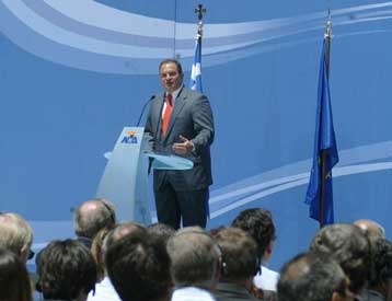 Τη διακήρυξη της ΝΔ για τις ευρωεκλογές παρουσίασε ο Κώστας Καραμανλής