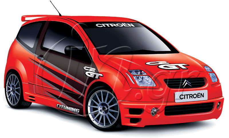 Καυτό Citroen C2 GT στην Έκθεση Αυτοκινήτου του Birmingham