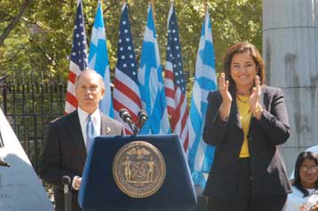 Εκδήλωση στην Νέα Υόρκη για την Ολυμπιακή Φλόγα παρουσία της Ντόρας Μπακογιάννη