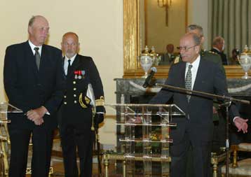 Τον βασιλιά της Νορβηγίας υποδέχτηκε την Τρίτη ο Πρόεδρος της Δημοκρατίας