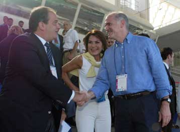 Παρουσία Καραμανλή και Παπανδρέου το test event στο ΟΑΚΑ εν όψει των Αγώνων