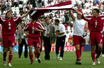 «Λευκή» ισοπαλία απέσπασε η πεισματάρα Λετονία από την Γερμανία στο «Ντο Μπέσα»