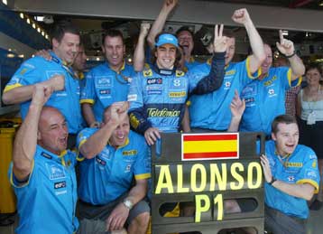 Στην pole position του γαλλικού GP ο Φερνάντο Αλόνσο