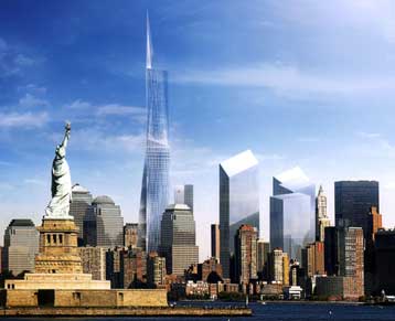 Τελετή θεμελίωσης για τον ουρανοξύστη που θα υψωθεί στη θέση των Δίδυμων Πύργων