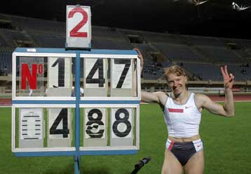 Παγκόσμιο ρεκόρ στο άλμα επί κοντώ (4μ88) από τη Φεοφάνοβα στα «Τσικλητήρεια 2004»