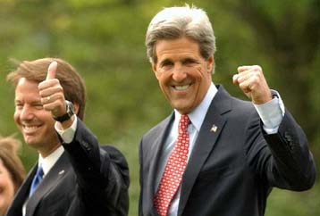 Έναρξη προεκλογικής εκστρατείας από το δίδυμο των Δημοκρατικών Κέρι – Έντουαρντς