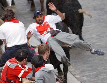 Δεκοκτώ τραυματίες στις φετινές ταυροδρομίες στην Παμπλόνα