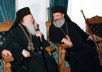 Επίσημοι προσκεκλημένοι της «Αθήνα 2004» στους Αγώνες Βαρθολομαίος και Χριστόδουλος