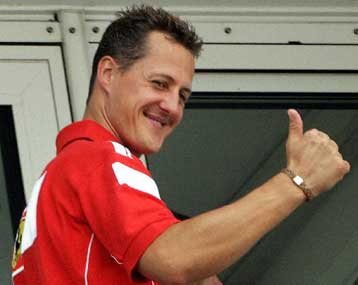 Στην pole position του γερμανικού Grand Prix o Μ.Σουμάχερ