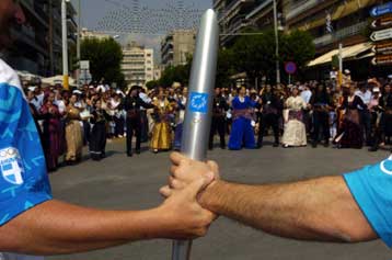 Στην «εορτάζουσα» Φλώρινα στάθμευσε η Ολυμπιακή Φλόγα