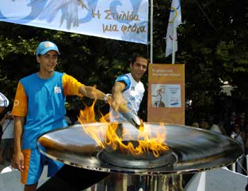 Στη Σκιάθο ξαποσταίνει η Φλόγα, αφού πέρασε από Λαμία, Στυλίδα, Καρπενήσι, Σκόπελο