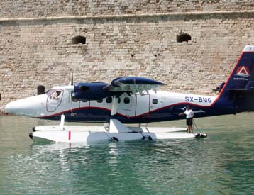 Δοκιμαστικό δρομολόγιο υδροπλάνου από τον Πειραιά στην Κάλυμνο