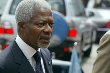 Αρμοδιότητα των Αμερικανών η ασφάλεια του προσωπικού του ΟΗΕ στο Ιράκ, δηλώνει ο Ανάν