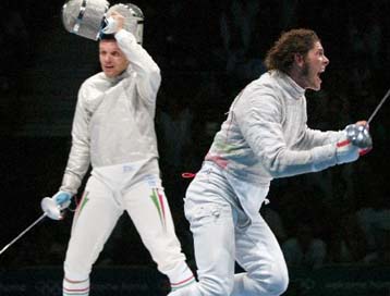 O Ιταλός Μοντάνο Αλντο χρυσός Ολυμπιονίκης στη ξιφασκία