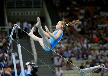 Στον τελικό του σύνθετου ατομικού της ενόργανης η Μπισμπίκου