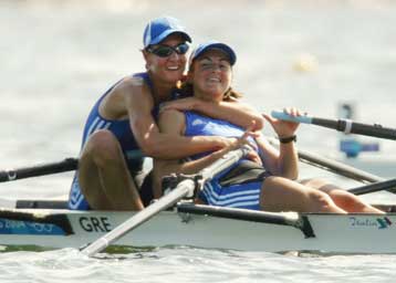 Στον ημιτελικό του διπλού σκιφ ελαφρών βαρών οι Μπισκιτζή, Σακελλαρίδου