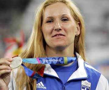 «Αργυρή» η Κελεσίδου στον δίσκο-Έχασε το χρυσό στην 5η προσπάθεια