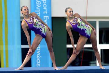 Στην πισίνα τη Δευτέρα Θαλασσινίδου και Φτούλη στο ντουέτο της συγχρονισμένης κολύμβησης