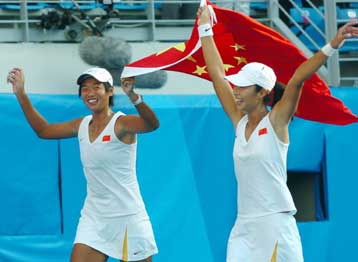 Πρώτο Ολυμπιακό μετάλλιο για την Κίνα στο τέννις με τις Τινγκ Λι/ Τιαν Τιαν Σουν