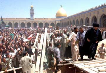Στις θρησκευτικές Αρχές της Νατζάφ να περάσει η ασφάλεια του τεμένους επιθυμεί ο Σαντρ
