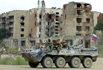 Συντονισμένη επίθεση Τσετσένων ανταρτών στο Γκρόζνι