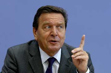 «Όχι» Σρέντερ στην αύξηση της γερμανικής εισφοράς στον κοινοτικό προϋπολογισμό