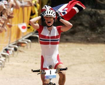 Η Νορβηγίδα Ρίτα Γκουν Ντάλε κατέκτησε το χρυσό μετάλλιο στην ορεινή ποδηλασία