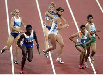 Aτυχη η ελληνική ομάδα των 4×400μ. γυναικών, στην 8η θέση με λάθος αλλαγή