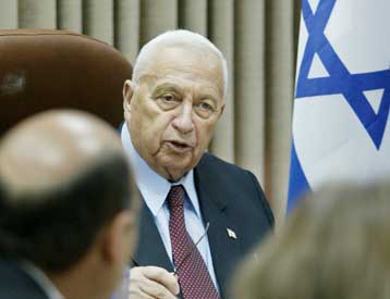 Επιμένει ο Σαρόν στην εφαρμογή του σχεδίου αποχώρησης από τη Γάζα