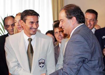 Τους Ολυμπιονίκες συνεχάρη στο Μέγαρο Μαξίμου ο πρωθυπουργός