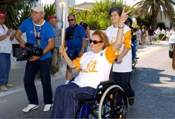 Στον Μαραθώνα η Φλόγα των Παραολυμπιακών την 5η ημέρα του ταξιδιού της