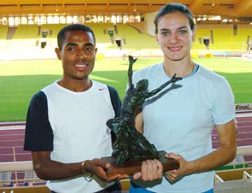 Κενενίσα Μπέκελε και Ελένα Ισινμπάγεβα, οι κορυφαίοι αθλήτές του στίβου για το 2004