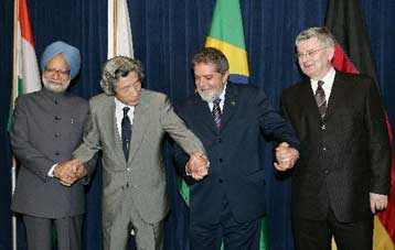 Κοινή «μάχη» Γερμανίας, Βραζιλίας, Ινδίας και Ιαπωνίας για μόνιμη θέση στο ΣΑ του ΟΗΕ