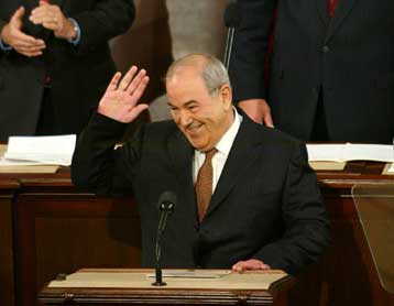 Το Ιράκ θα επιτύχει στην εδραίωση της δημοκρατίας, τόνισε ο Ιγιάντ Αλάουι