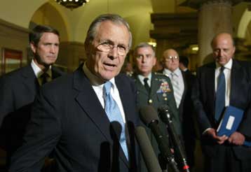 Πιθανώς μόνο σε ορισμένες περιοχές οι εκλογές στο Ιράκ, δήλωσε ο Ντ.Ράμσφελντ