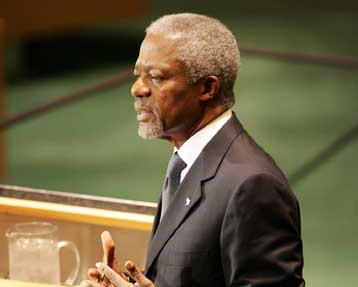 Μείωση κατά ένα τρίτο της UNFICYP προτείνει ο Κόφι Ανάν