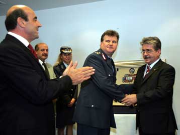 Εύσημα στο έργο του Φώτη Νασιάκου κατά την τελετή αλλαγής της ηγεσίας της ΕΛ.ΑΣ.