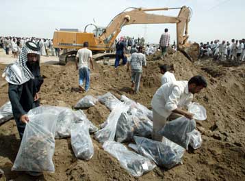 Ομαδικός τάφος της εποχής του Σαντάμ Χουσεΐν εντοπίστηκε στο Ιράκ
