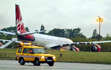 Αναγκαστική προσγείωση αεροσκάφους της Virgin Atlantic στο Στάνστεντ