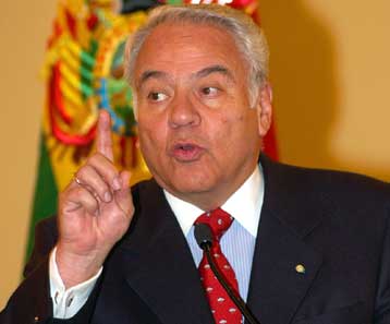 Για την αιματηρή καταστολή του 2003 θα λογοδοτήσει ο τέως πρόεδρος της Βολιβίας