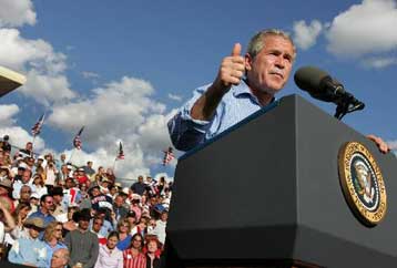 Διατηρεί το προβάδισμα ο Τζ.Ο.Μπους στη μάχη για την προεδρία των ΗΠΑ